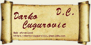 Darko Čugurović vizit kartica